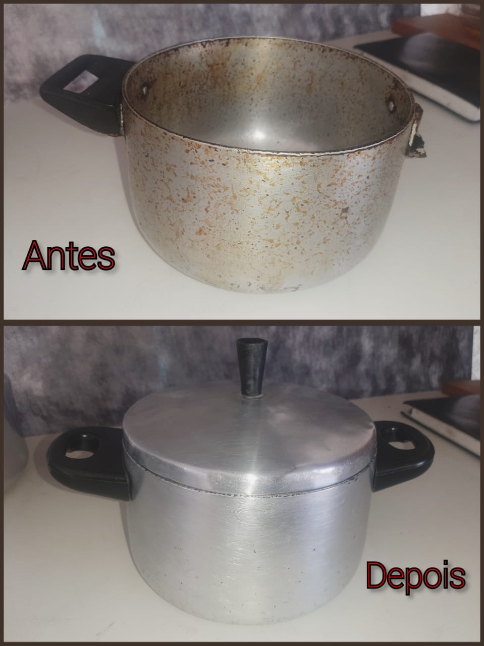 Higienização de panelas